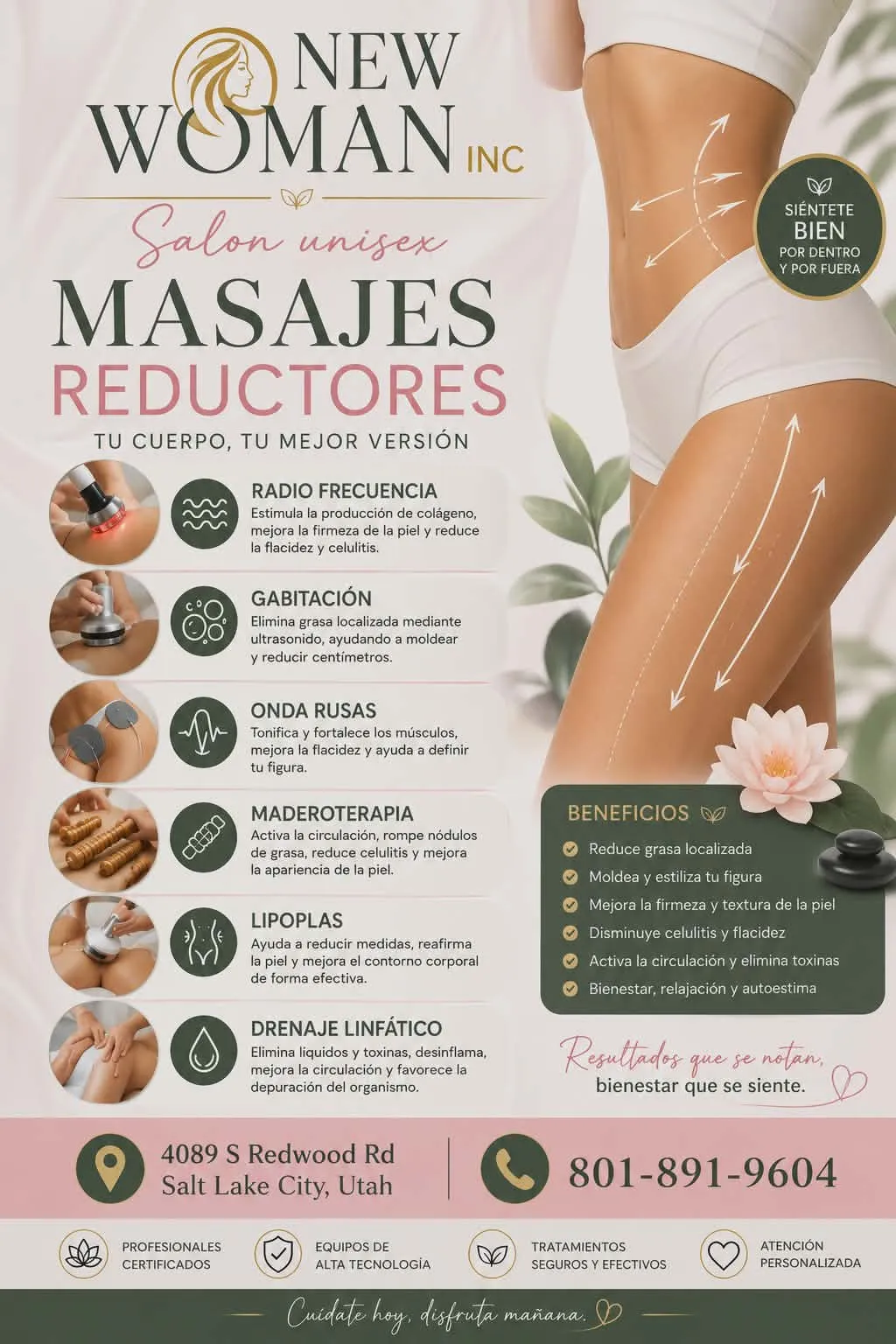 Masajes reductores y de contorno corporal