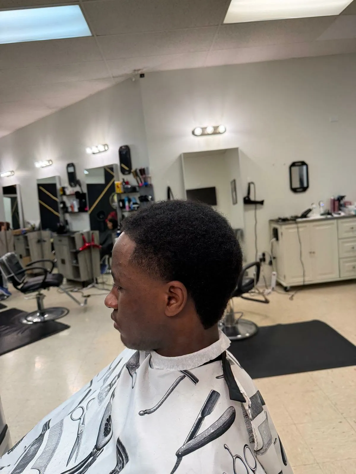 Un corte fade recién hecho