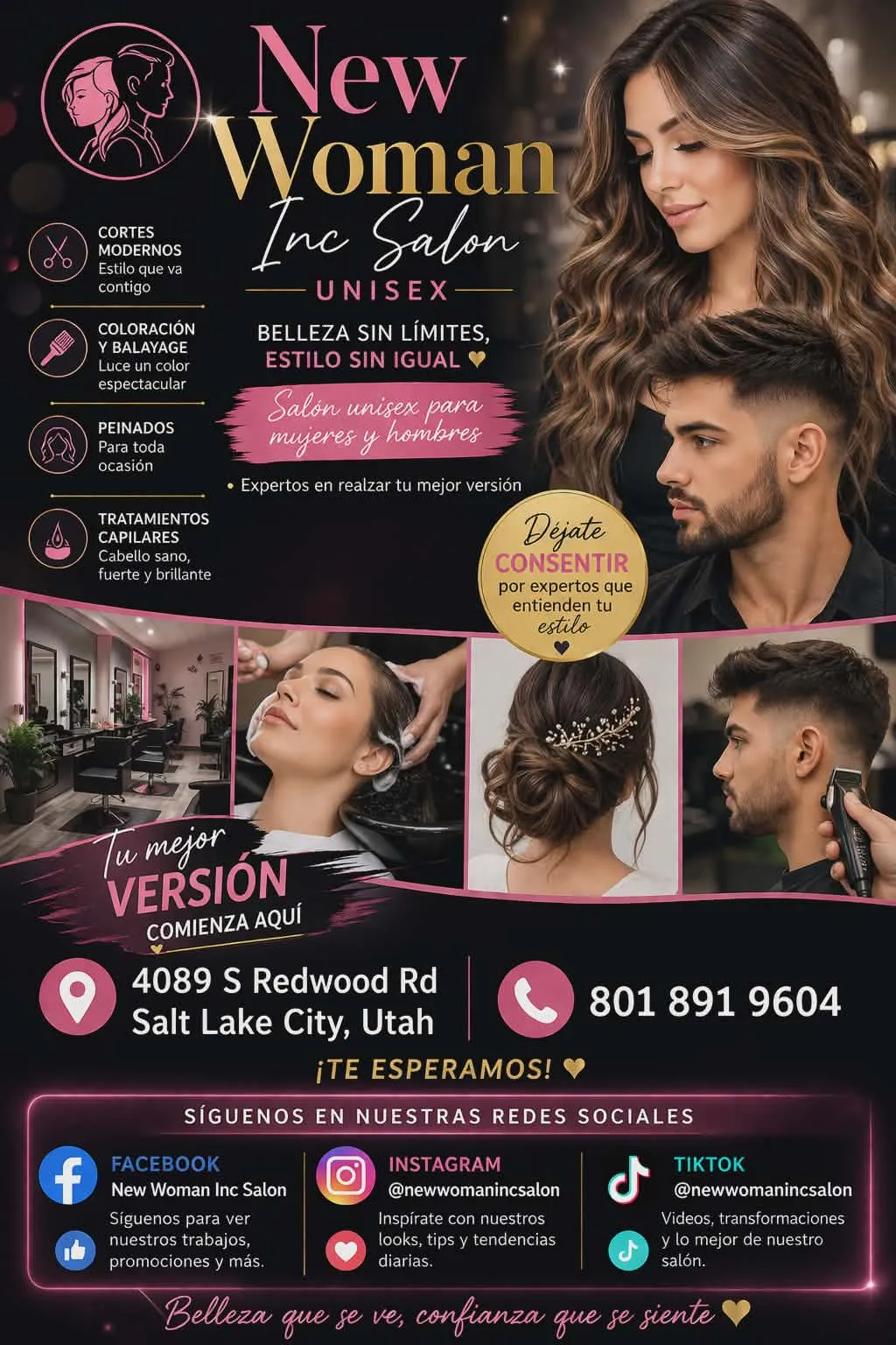 Nuestros servicios: cortes, color, peinado y tratamientos